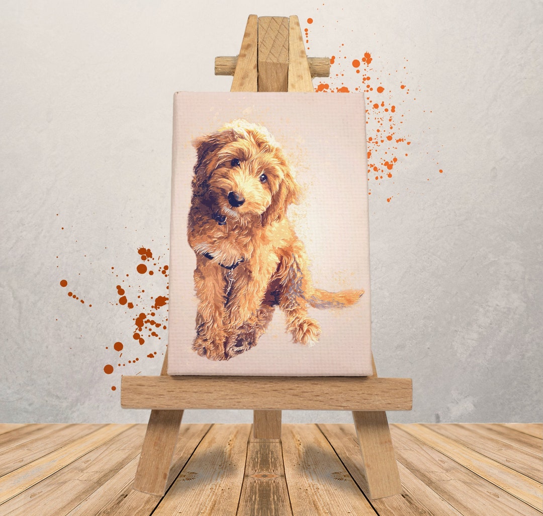Custom Pet Portrait – Watercolor Dog or Cat Painting - Etsy