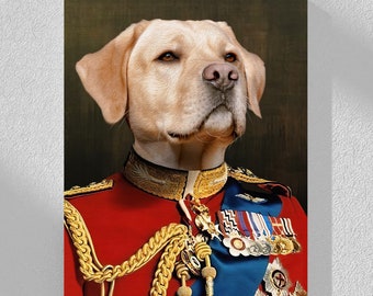Custom Renaissance Pet Portrait | Regal Pet Canvas Art
