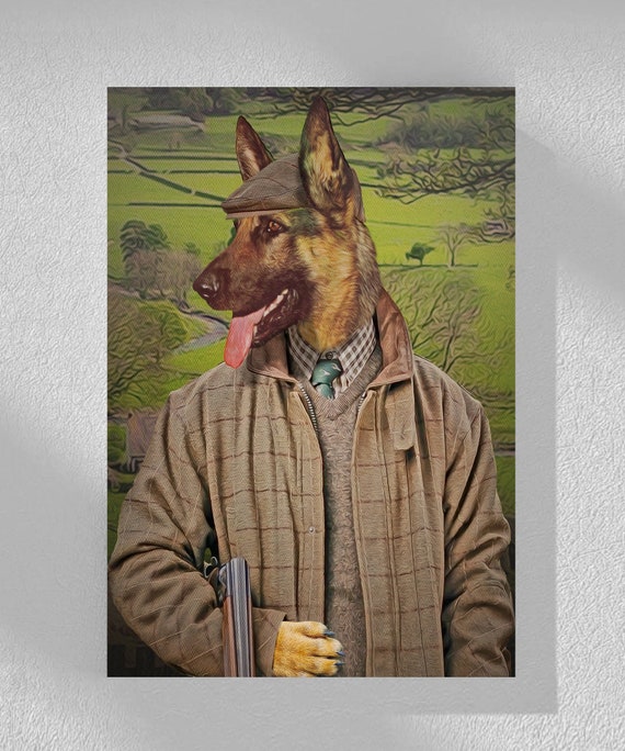 Custom Pet Portrait Canvas - Renaissance Dog or Cat Art