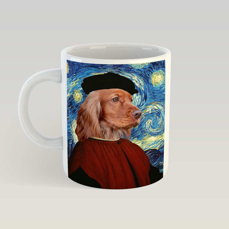 Pet Portrait Mug Queen Etsy UK