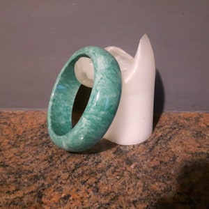 Bakelite Bracelet -Marble Green, Bakelite Bracelet-