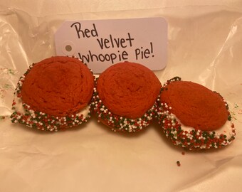 Red Velvet Whoopie Pies