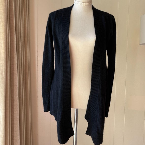 1990's C&C California Black Cashmere Wrap Size S