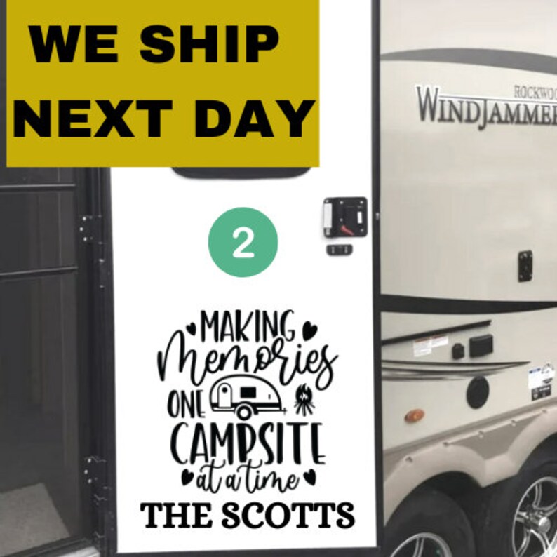Custom Rv Decals Personalized Decal for Camper Custom Vinyl Etsy
