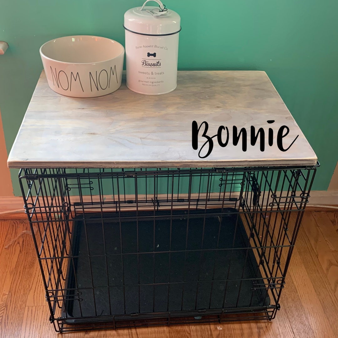 Gallery Detail: Dog Crate Cover Dog Kennel Cover Dog Crate Topper Wooden
