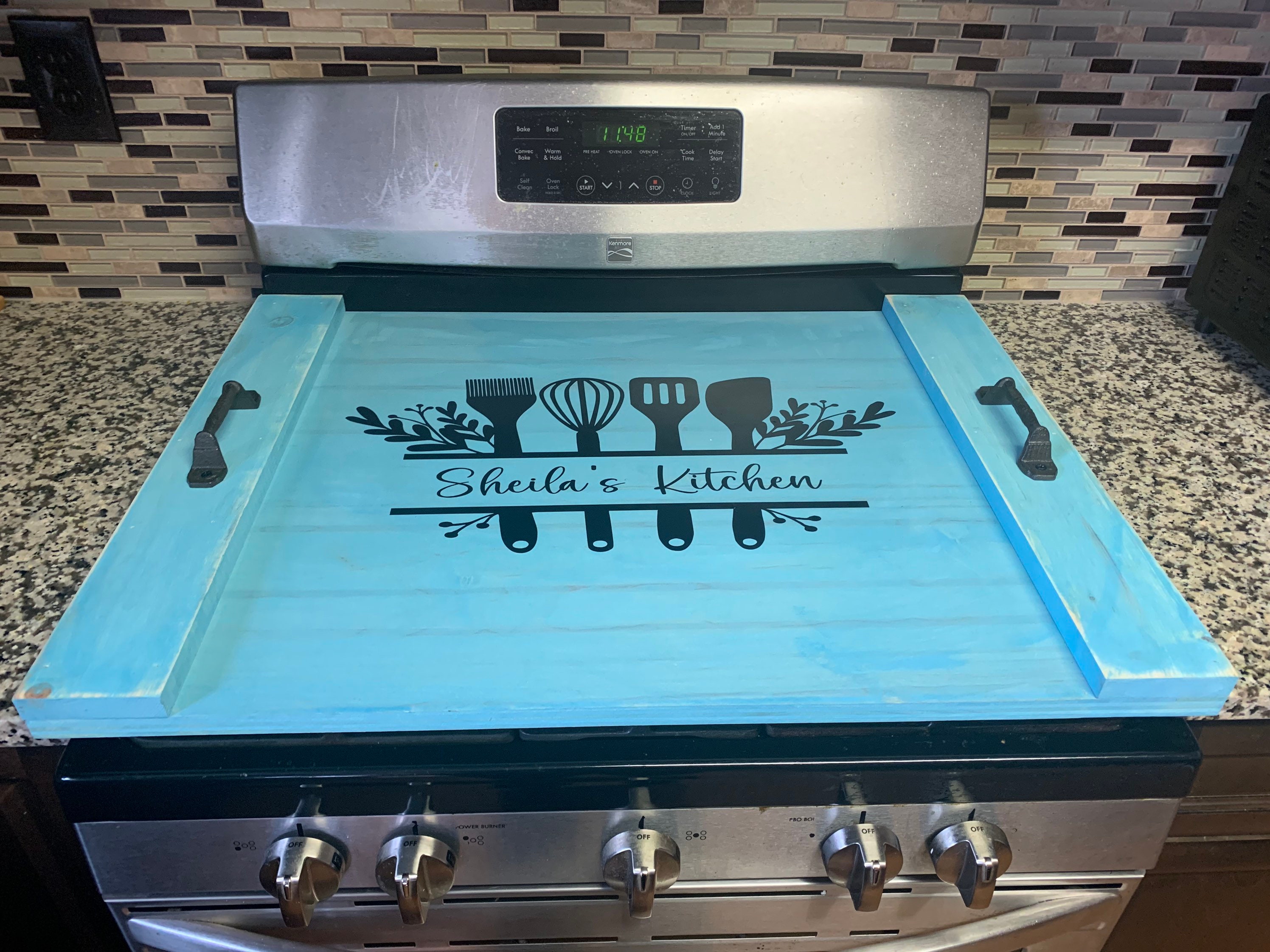 Hand Made Custom Stove Top Cover Noodle Board Stove Top Etsy