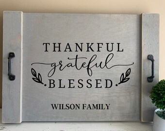 Decorative Stove Cover Noodle Board Stove Top Cover Stove Covers Gas Stove Cover Custom Stove Cover Personalized Thankful Grateful Blessed