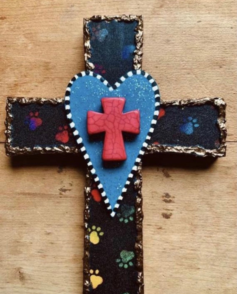 Pet loss cross deceased pet remembrance MadresMeadows54 one of a kind unique pet memorial