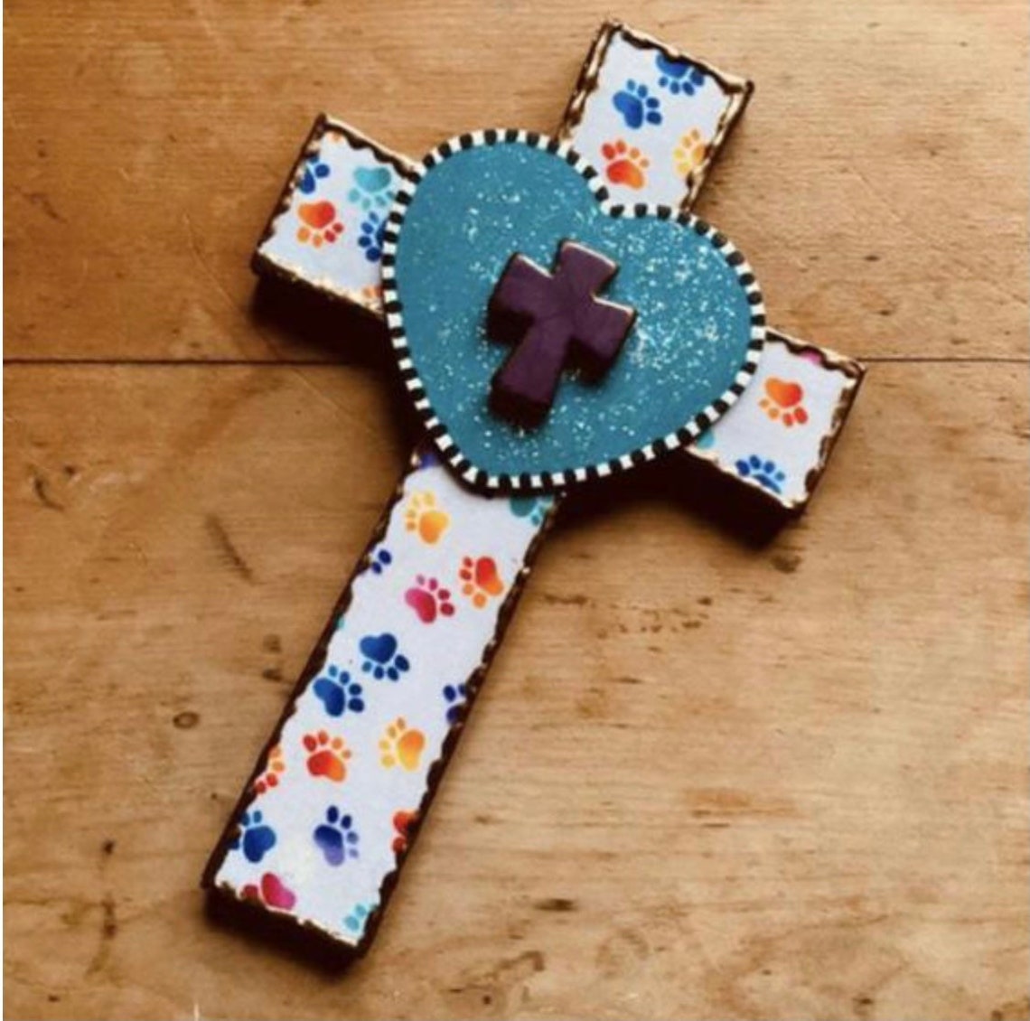 Pet loss cross one of a kind unique pet memorial deceased Etsy