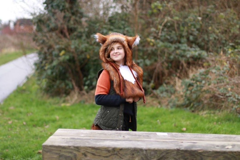 Red Fox style costume, hat&tail image 7