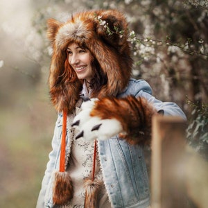 Red fox hat