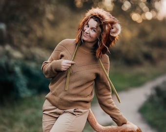 Lion style hat&tail