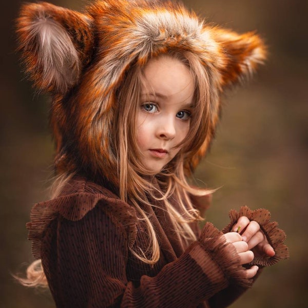 Red Fox style costume, hat&tail