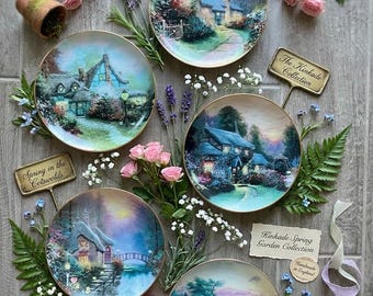 VTG Royal Worcester Cottage Gardens Gloucester October Fine China