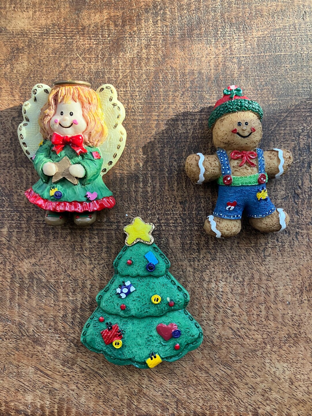 Kitschy Vintage Christmas Refrigerator Magnet Set - Etsy
