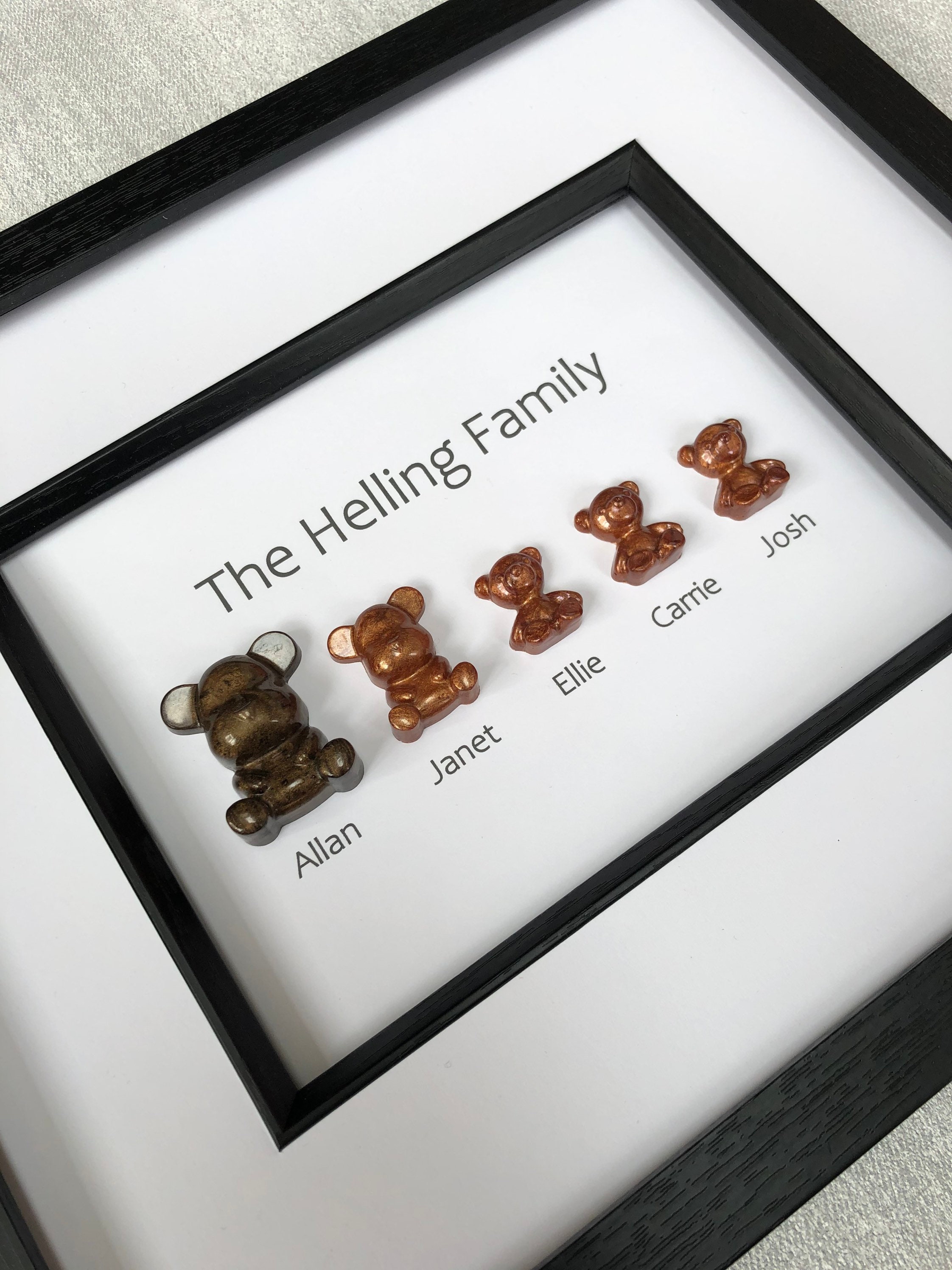 Personalised family frame family frame personalised gift Etsy