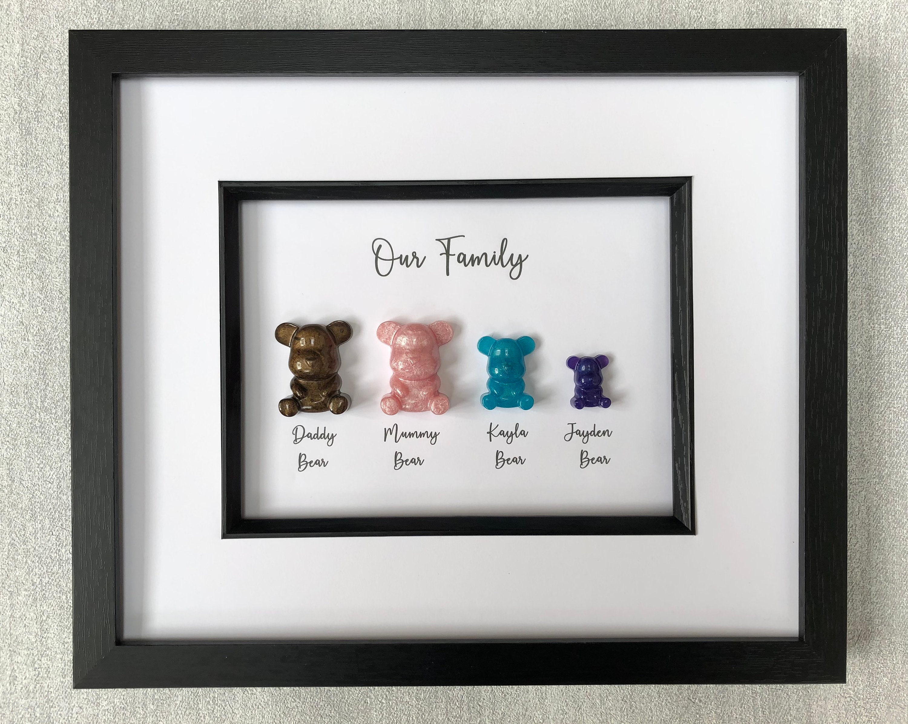 Personalised family frame family frame personalised gift Etsy Italia