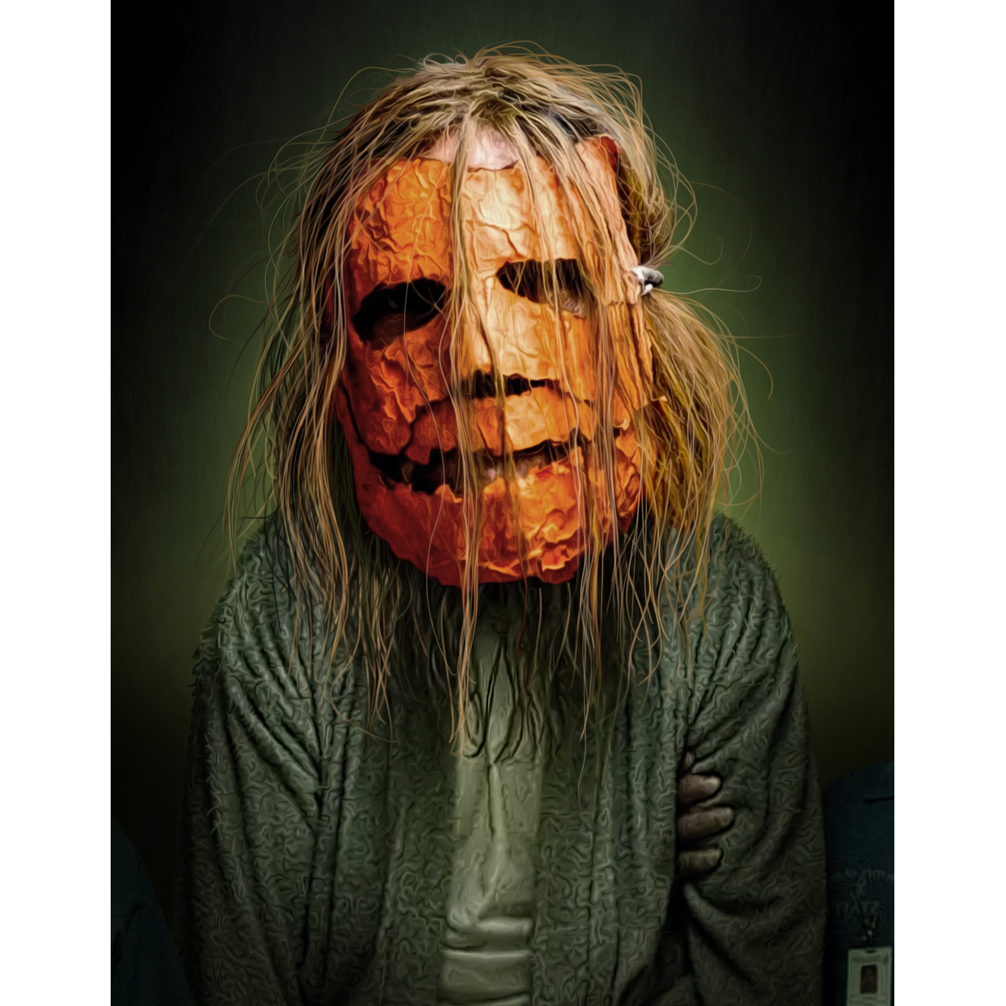 Rob Zombie Legend Horror Movie Halloween 3d Jersey Fleece Bomber Jacket