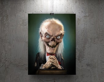 Horror HEDZ - Crypt Keeper - Tales From the Crypt -  Matte Print