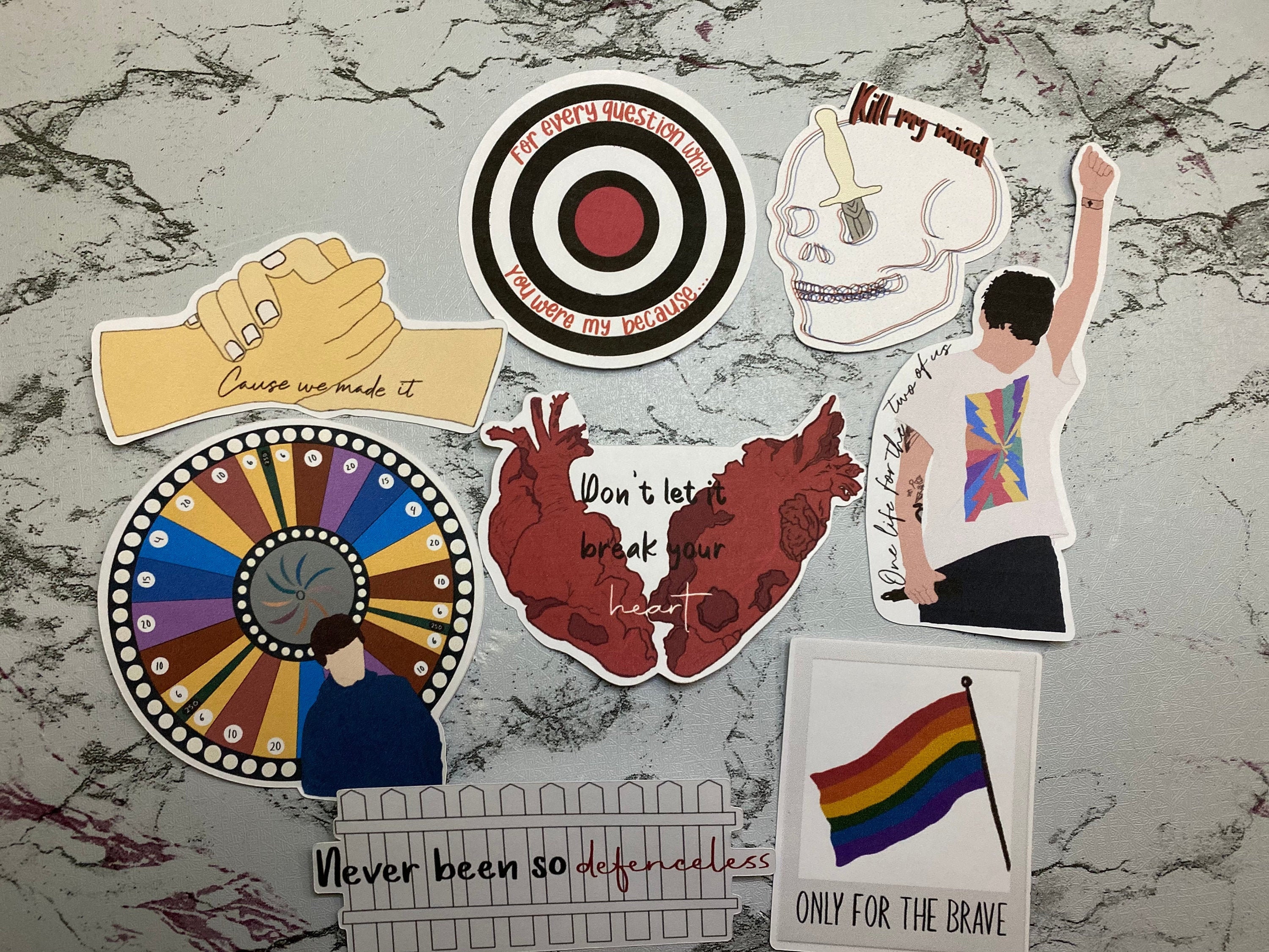 Walls Sticker Pack Etsy