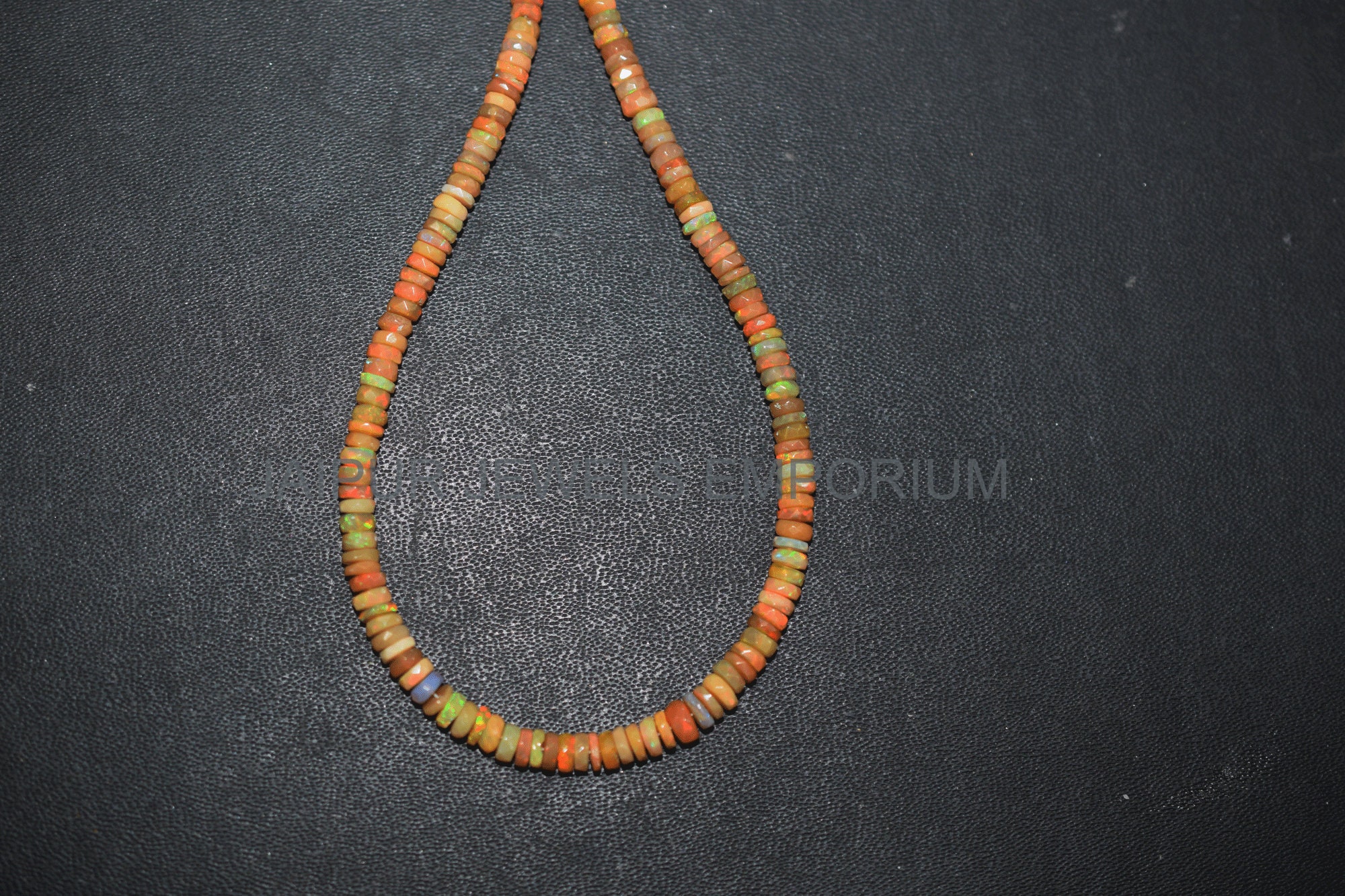 Black Ethiopian Opal Faceted Tyre Shape Beads, AAA Top