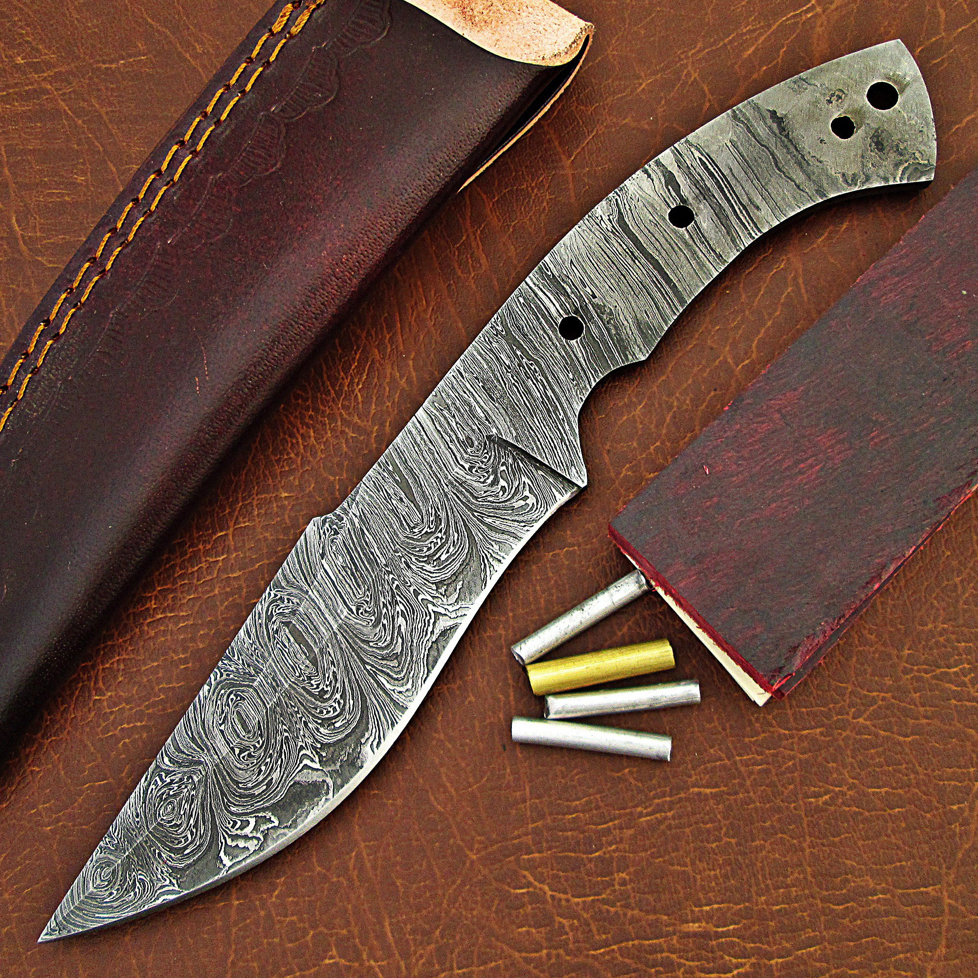 VG-10 Damascus 7.5-in Chef Knife Blank [No Logo] – ZHEN Premium Knife