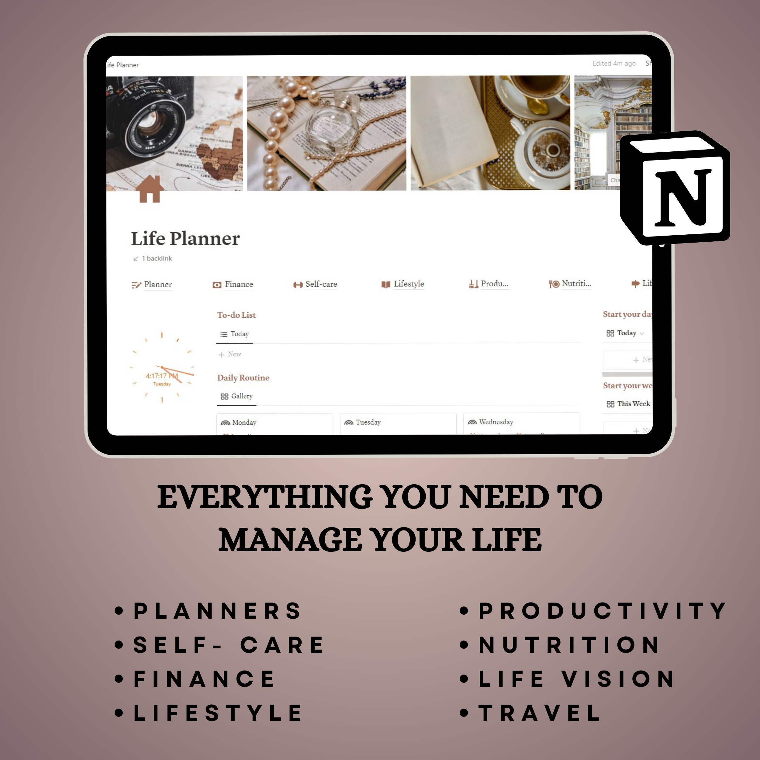 Notion Ultimate Life Planner 2023 All in One Notion Template - Etsy
