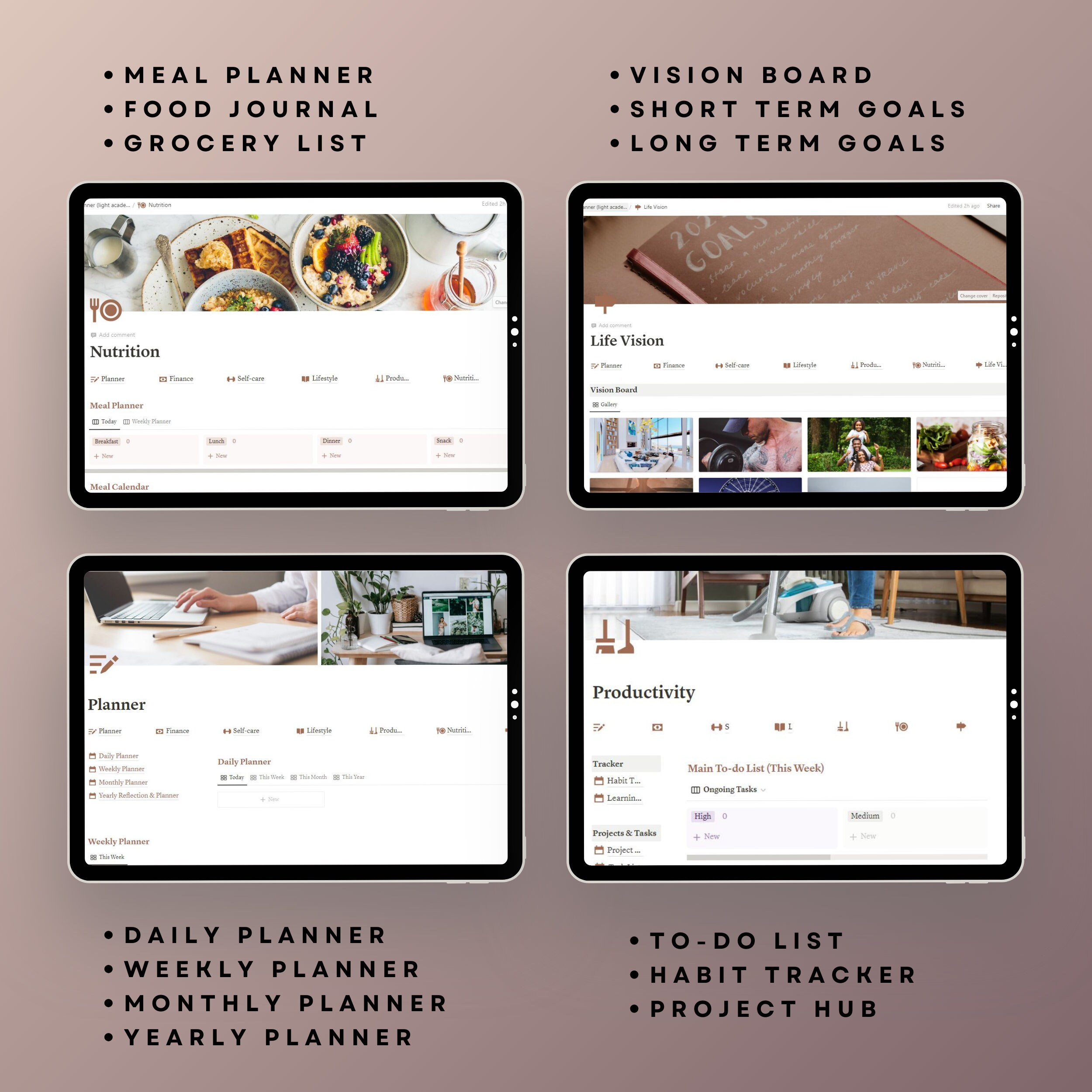 Notion Ultimate Life Planner 2023 All in One Notion Template - Etsy