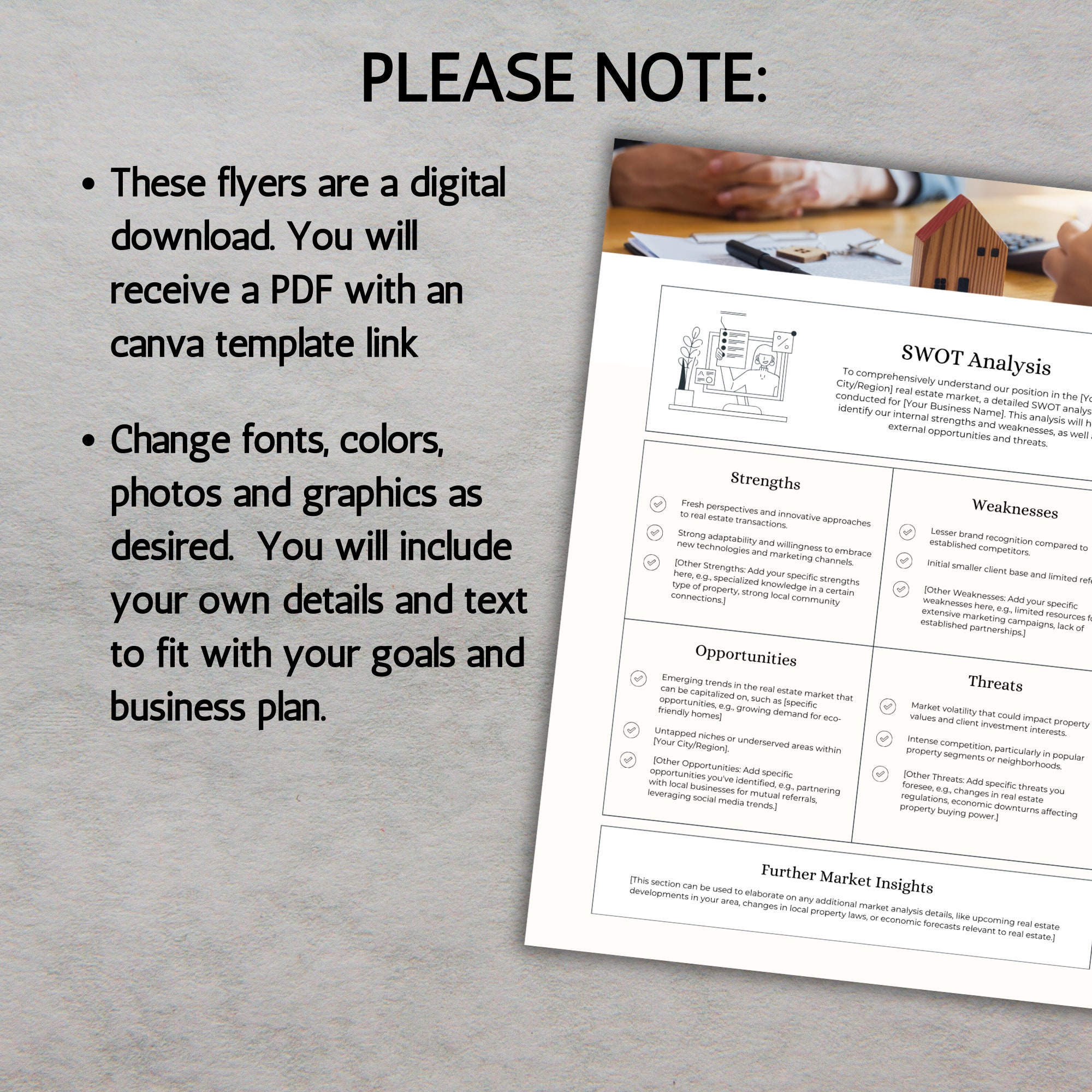 2024/2025 Real Estate Marketing Sales Customizable Planner, Real Estate