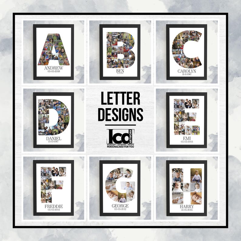 Personalised 30th Photo Collage Birthday Gift Wall Art Framed Home Décor Birthday Gifts for Friends & Family image 6