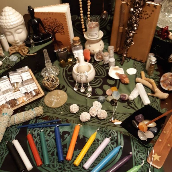 witchcraft kit, witchcraft supplies, beginner witch kit, wicca, witchy, supplies, mystery kit