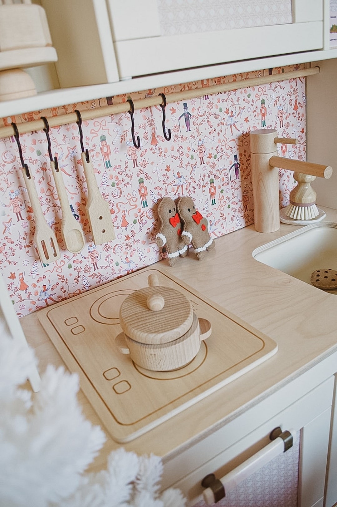 Splashback Wallpaper for IKEA Düktig & KMART Play Kitchen in Etsy