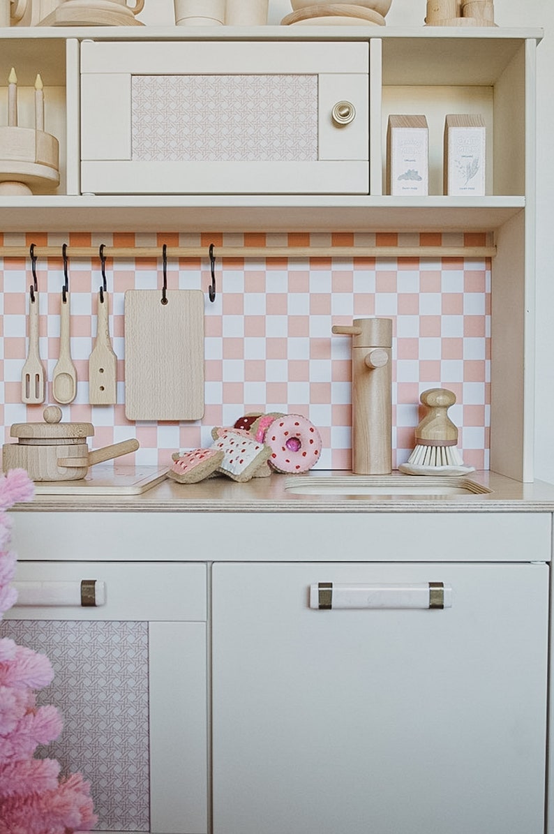 Splashback Wallpaper for IKEA Düktig & KMART Play Kitchen in Etsy