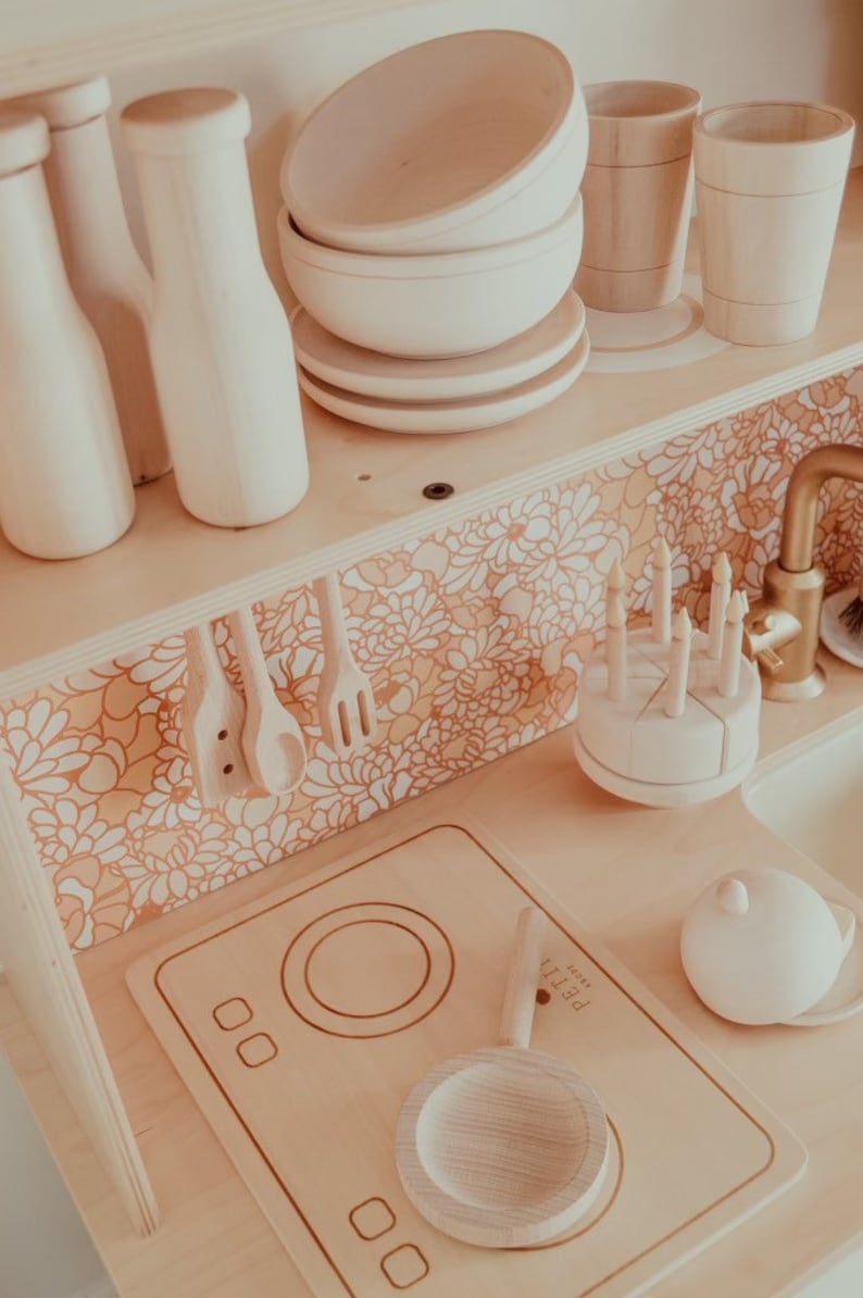 Splashback Wallpaper for IKEA Düktig & KMART Play Kitchen in Etsy