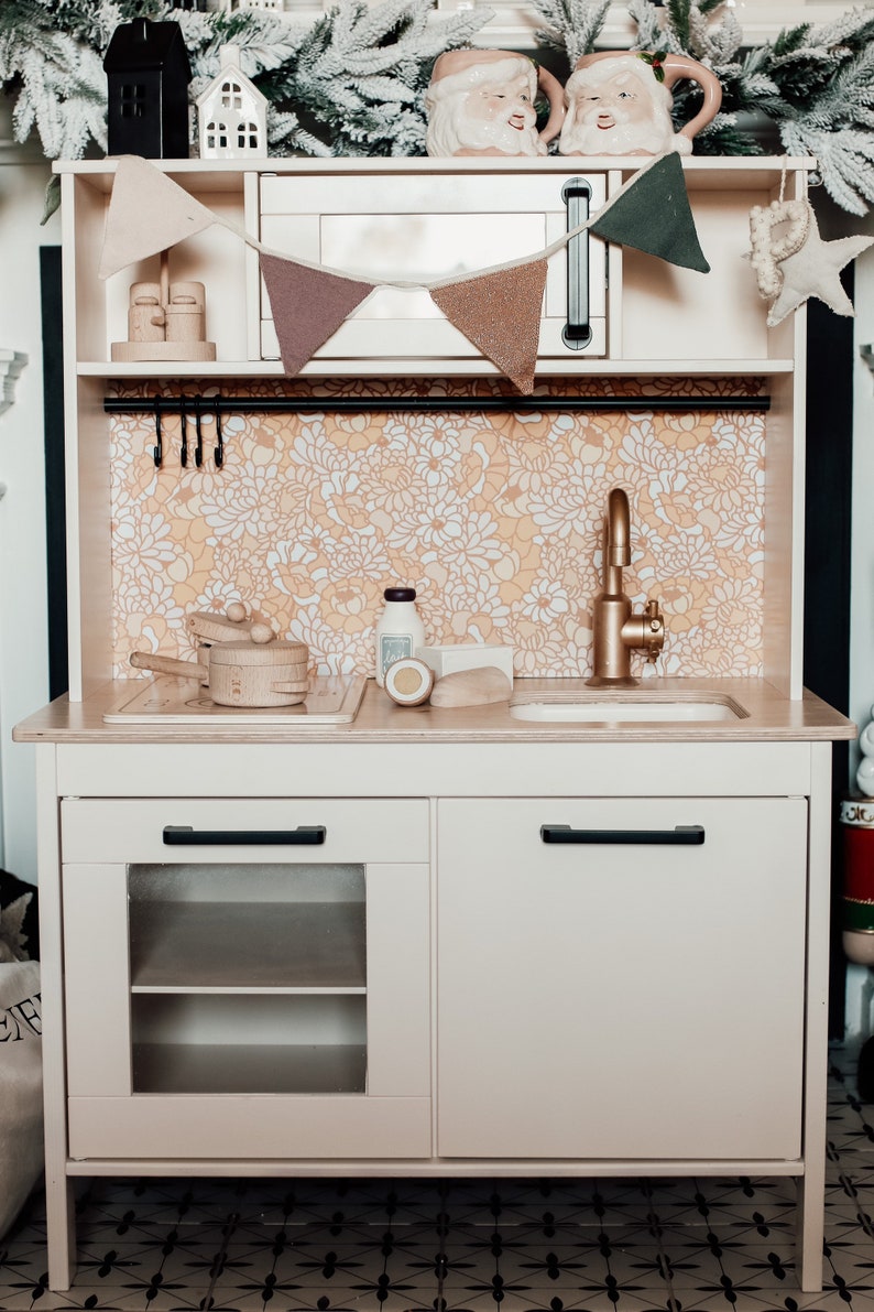 Splashback Wallpaper for IKEA Düktig & KMART Play Kitchen in Etsy