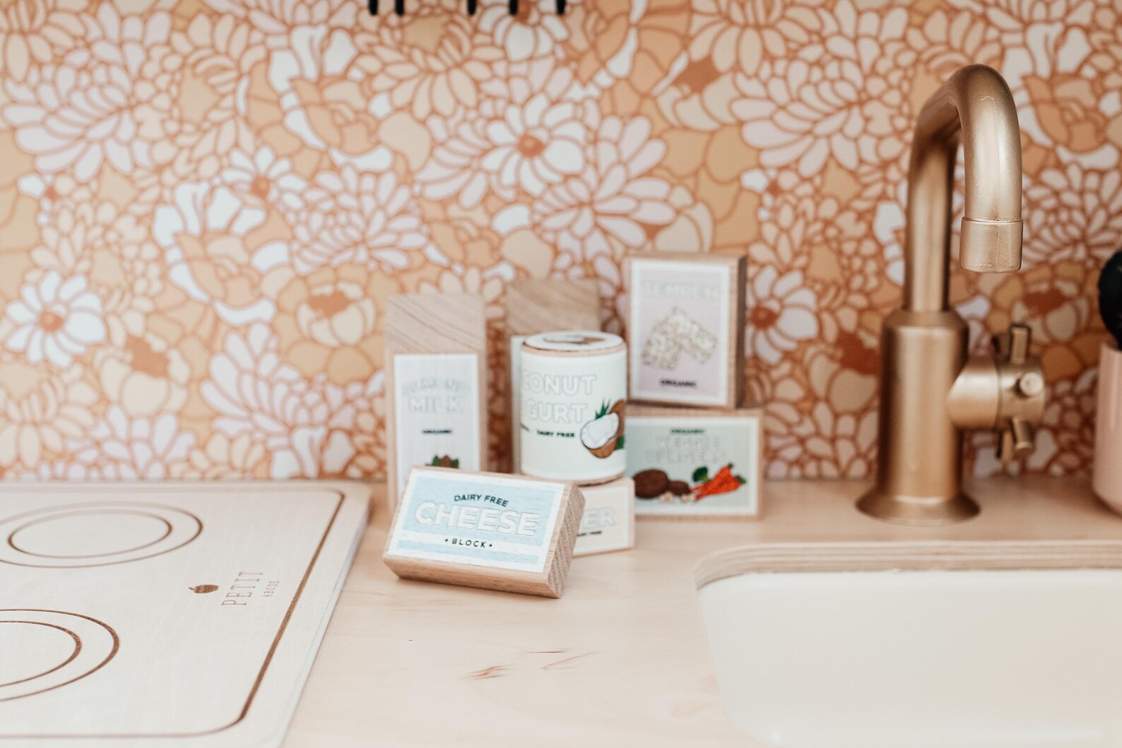 Splashback Wallpaper for IKEA Düktig & KMART Play Kitchen in Etsy