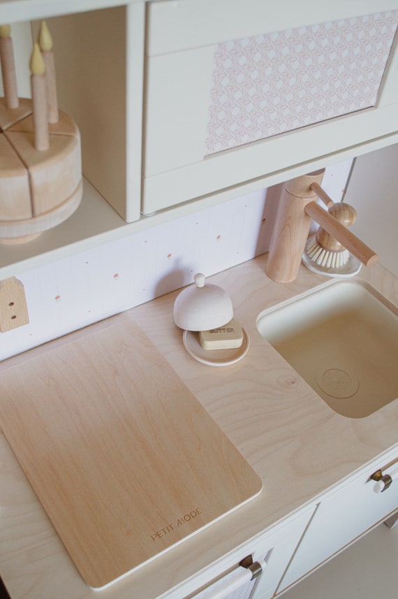 Plain Wooden Cooktop Chopping Board for Montessori IKEA Duktig