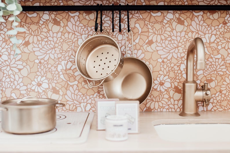 Splashback Wallpaper for IKEA Düktig & KMART Play Kitchen in Etsy