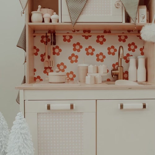 Splashback Wallpaper for IKEA Düktig & KMART Play Kitchen in Etsy