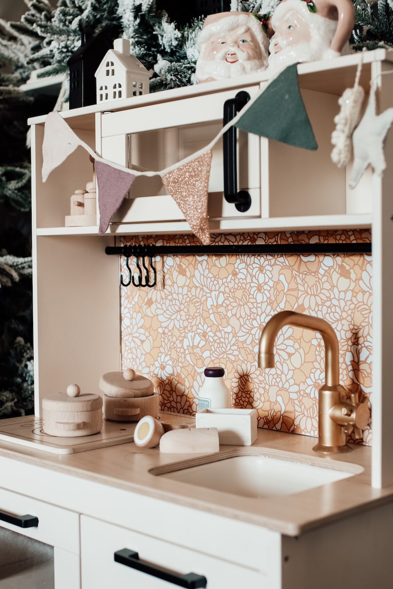 Splashback Wallpaper for IKEA Düktig & KMART Play Kitchen in Etsy