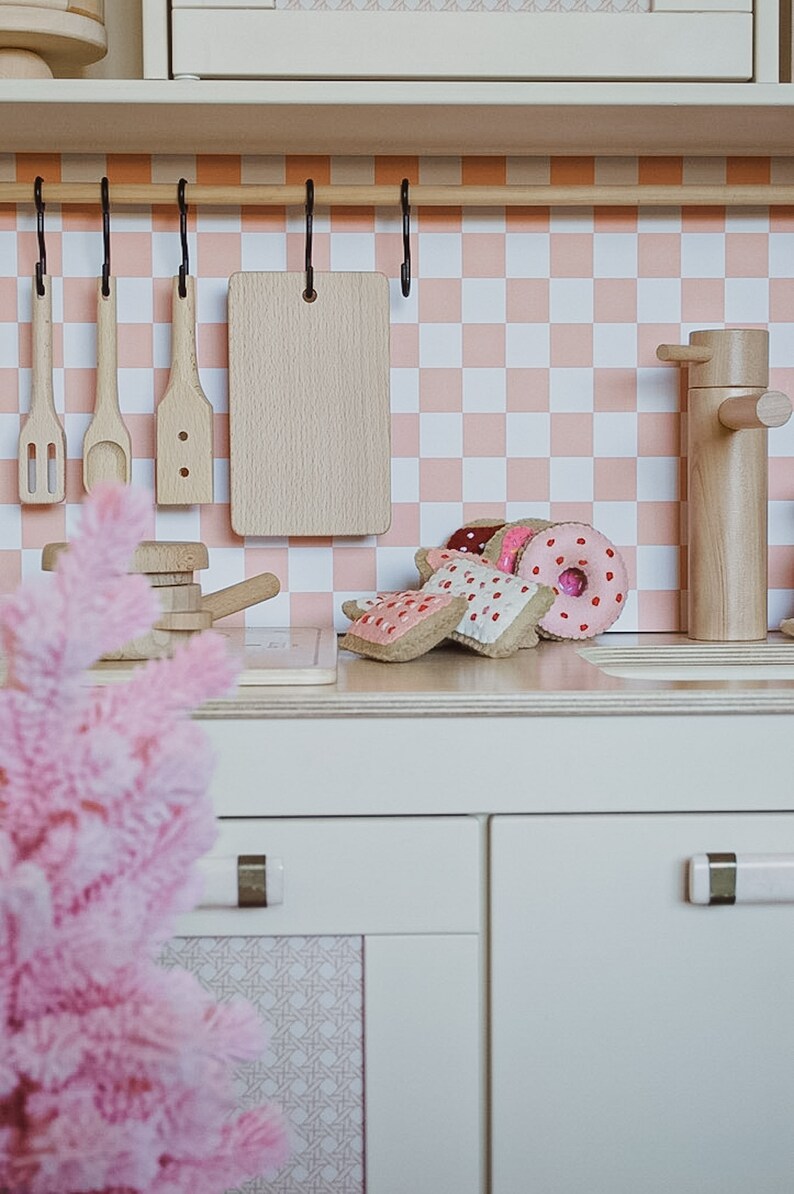 Splashback Wallpaper for IKEA Düktig & KMART Play Kitchen in Etsy