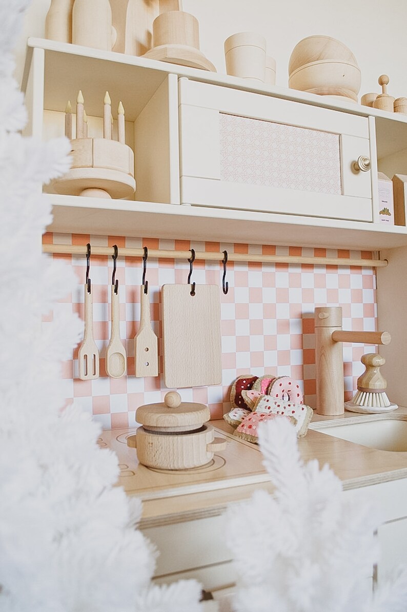 Splashback Wallpaper for IKEA Düktig & KMART Play Kitchen in Etsy