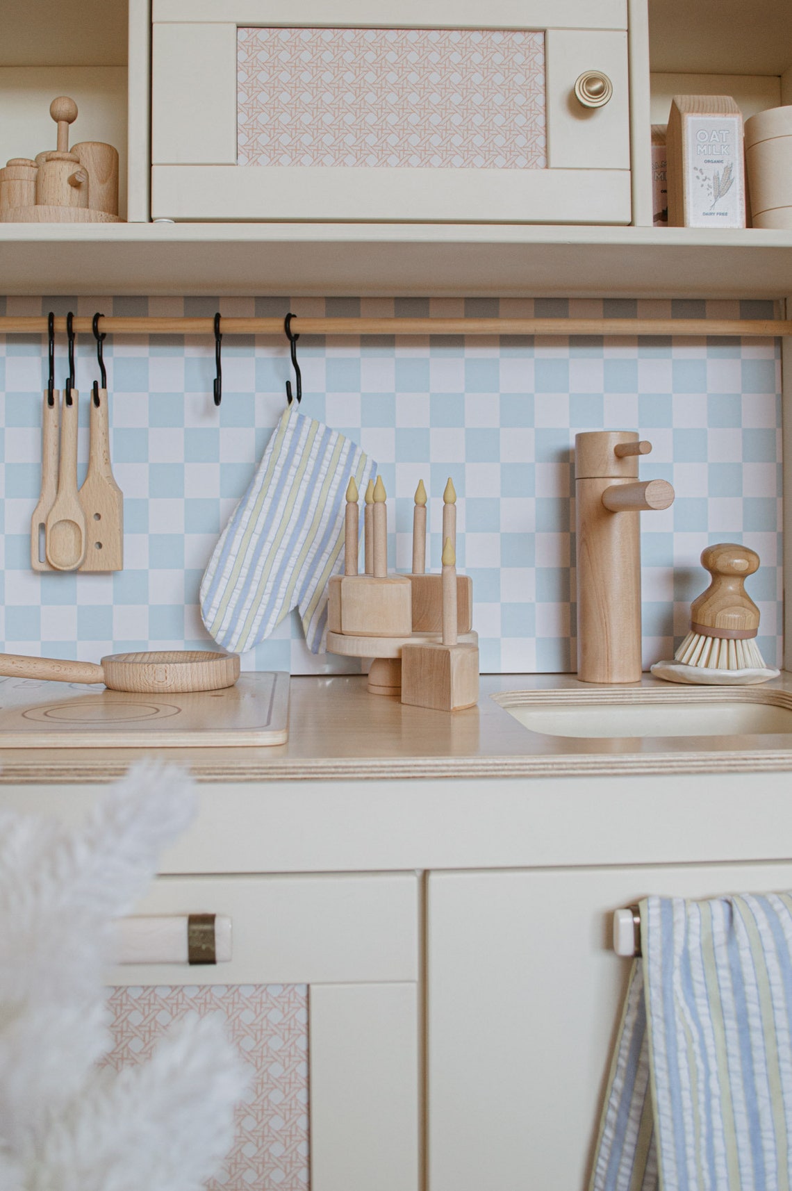 Splashback Wallpaper for IKEA Düktig & KMART Play Kitchen in Etsy