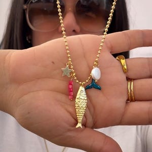 Build Your Own Multi Charm Necklace, Custom Charm Necklace, Personalized Necklace, Trendy Jewelry, Statement Necklace, Gifts For Women