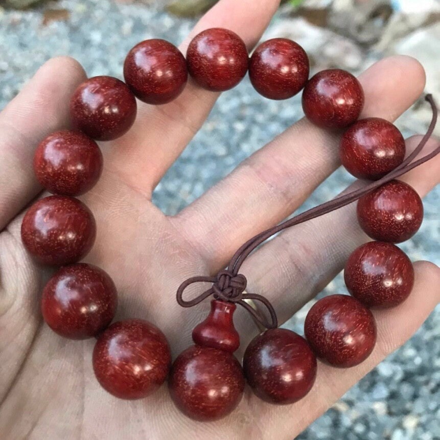 Red Sandalwood Bracelets Red Sandalwood Mala Red Sandalwood
