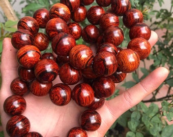 14mm, 16mm fully natural wood grain. jewelry gifts, bracelets, for her. Sua wood