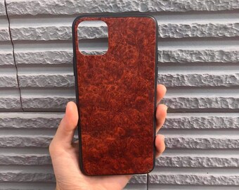 Holz Fall Iphone + Samsung, Holz iPhone 11 12 Fall, Echtholz Iphone 11 12 Pro max Abdeckung, umweltfreundliche Holz-Handytasche, personalisierte Geschenke