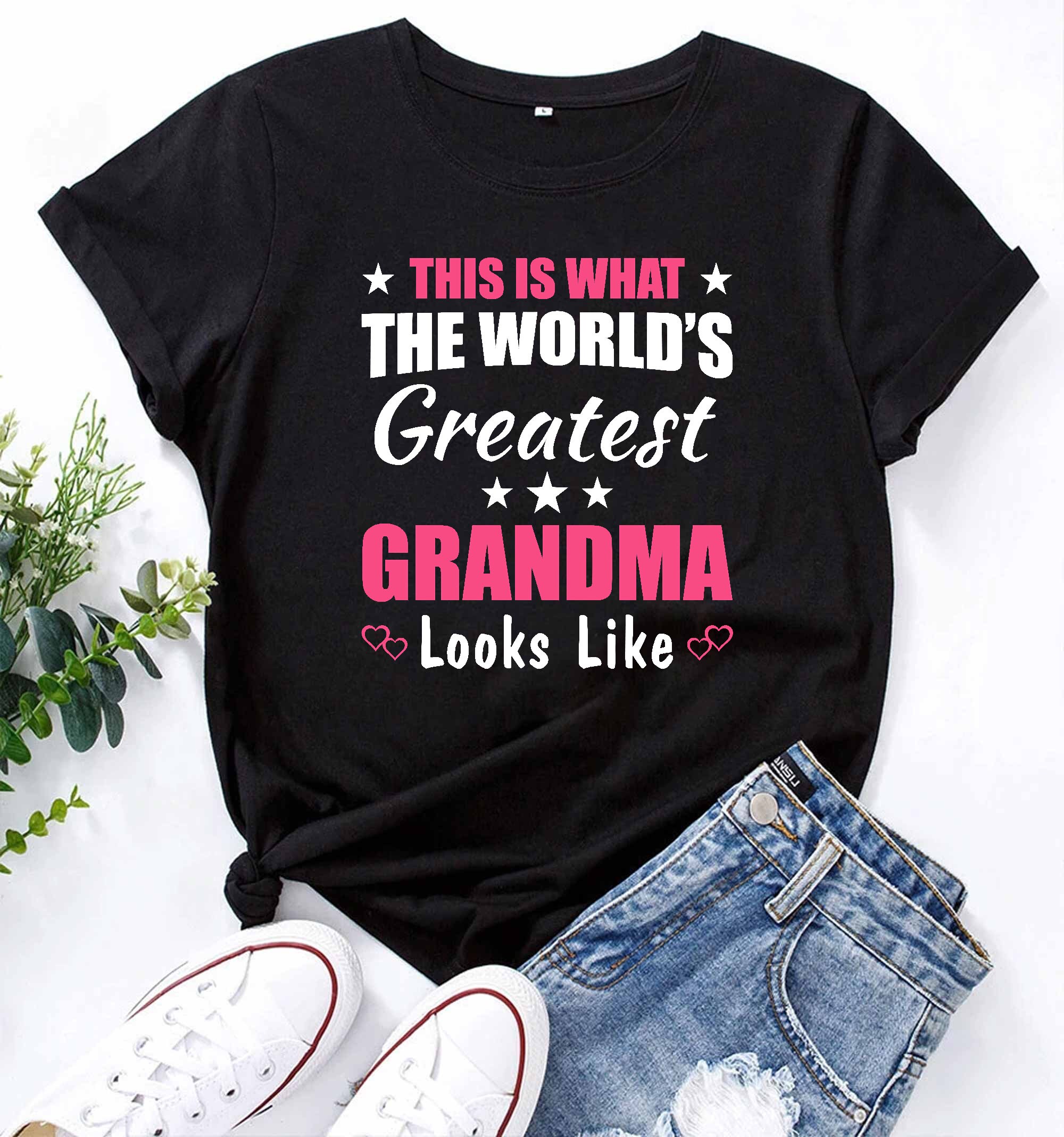 This Is The World's Greatest Grandma Looks Like Tshirt Etsy