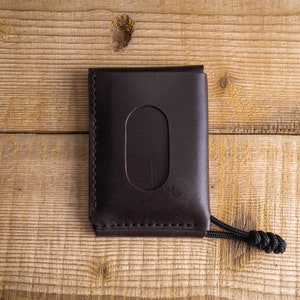 Cartera No. 67 / Cartera minimalista para hombre / Bolsillo delantero / Titular de la tarjeta de crédito de cuero I Edc Wallet / Todos los días llevar imagen 3