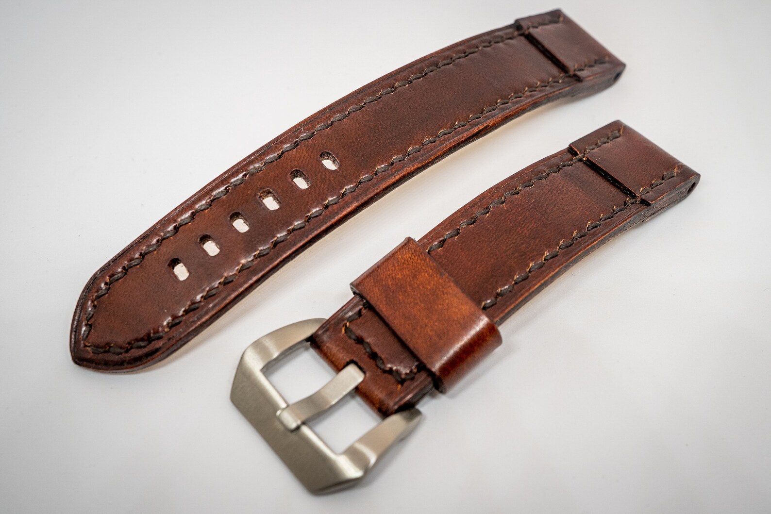 Vintage Pilot Style Handmade watch strap 18 20 22 24mm Etsy